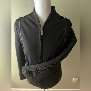 Via Spiga Jacket With Sleeve Ruffle Size XS EUC